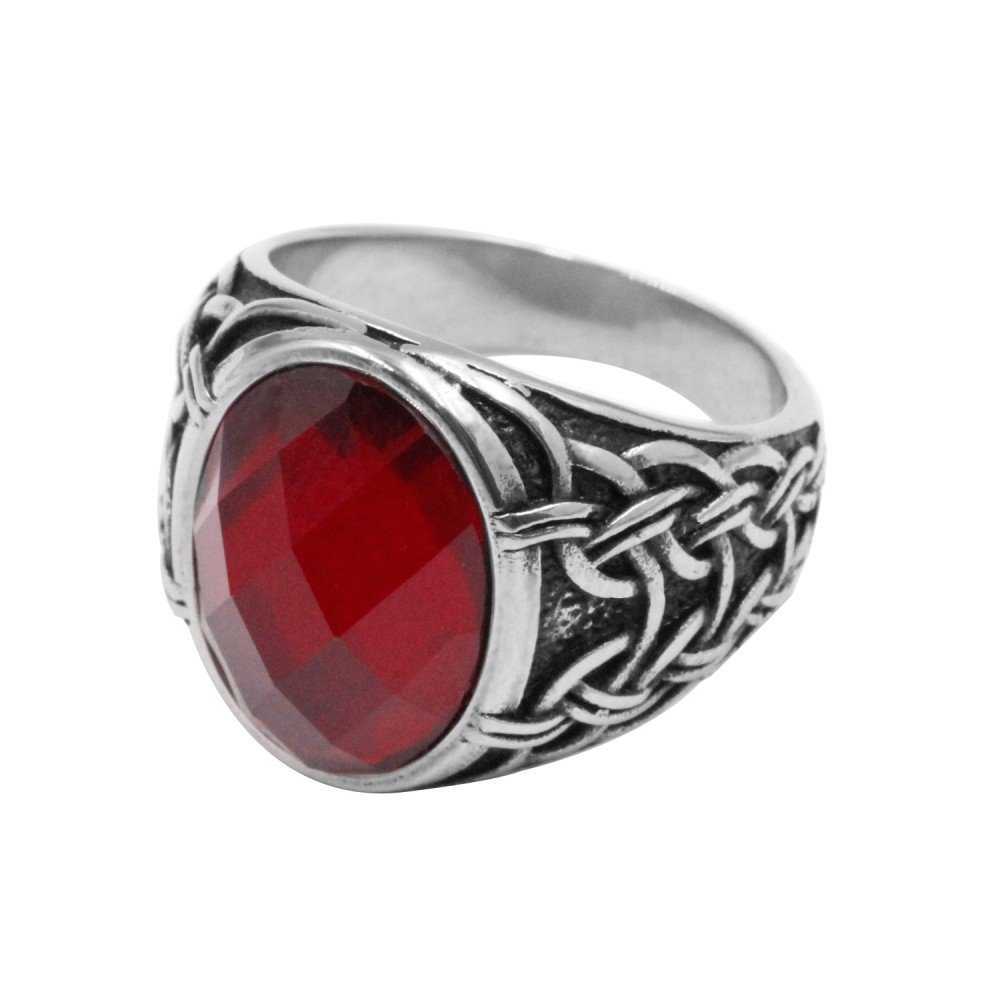 A-622-40   Ring Red Gem